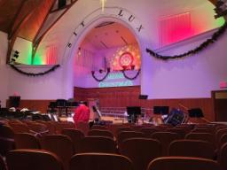 Hoover-Hall Memorial Chapel in Monmouth Illinois