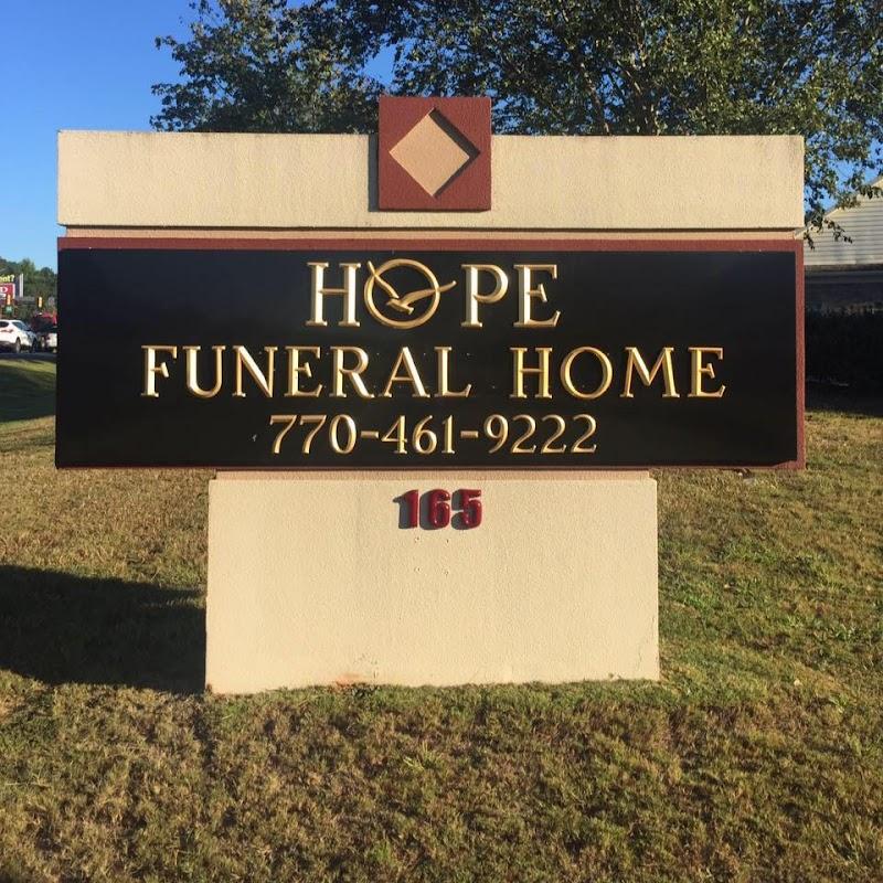 Hope Funeral Home building in Fayetteville, Georgia