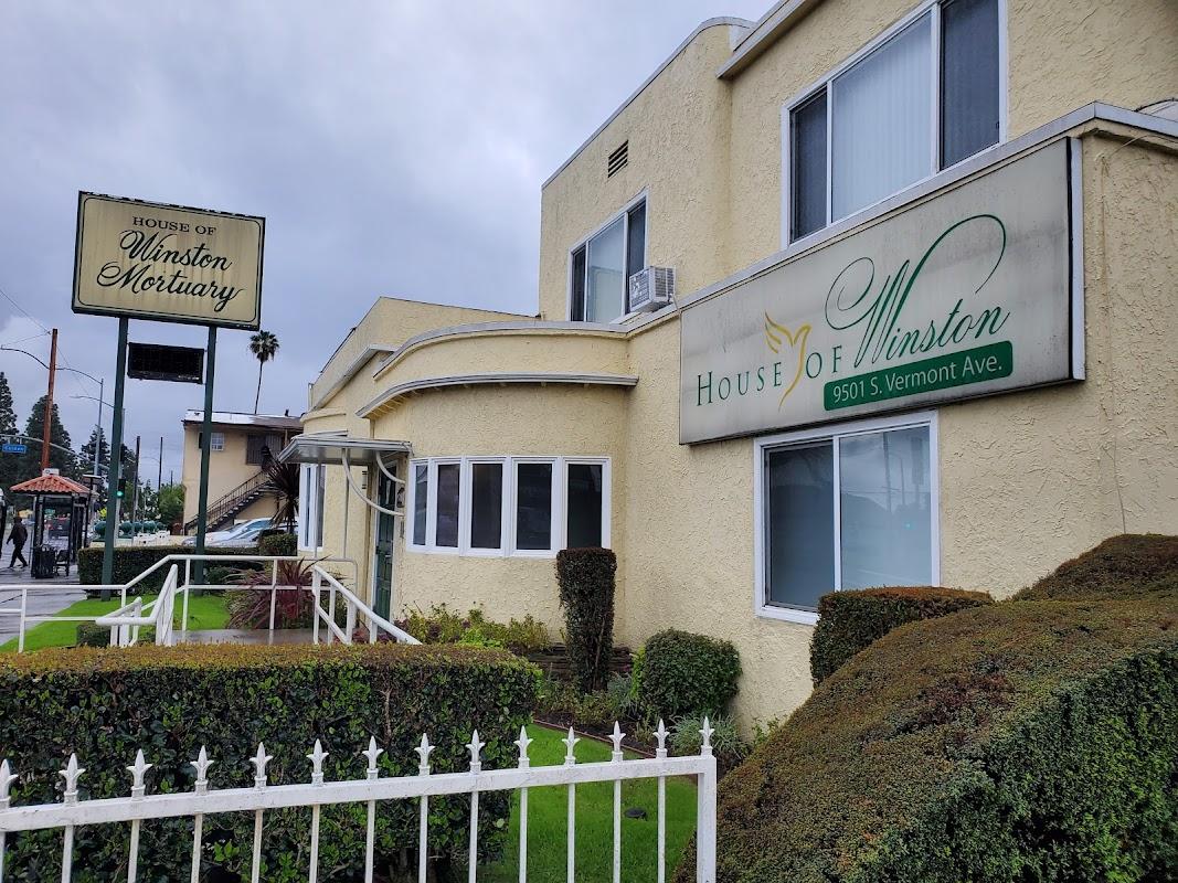 House Of Winston Funeral Services building in Los Angeles, California