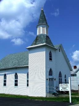 Hutton Funeral Home building in Hillsboro, Kentucky