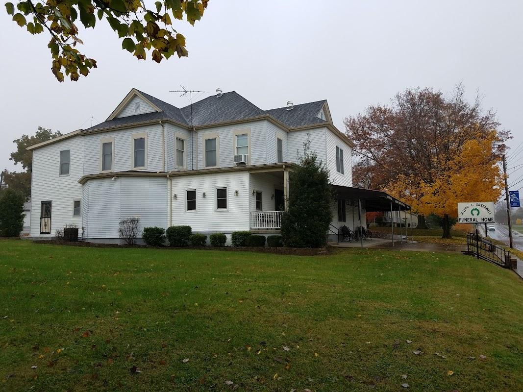 Joseph L. Greenwell Funeral Home building in New Haven, Kentucky