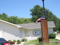 Jurrens Funeral Home Of Larchwood building in Larchwood, Iowa
