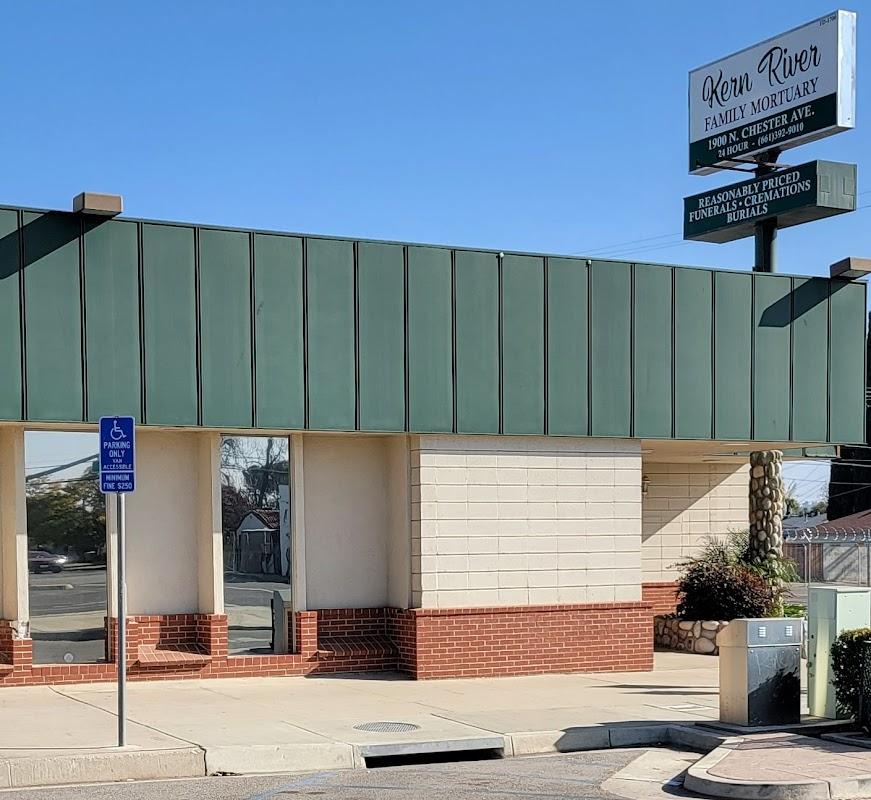 Kern River Family Mortuary building in Bakersfield, California