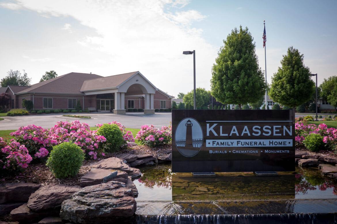 Klaassen Family Funeral Home in Grand Haven Michigan