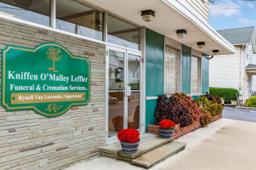 Kniffen O'Malley Leffler Funeral Home building in Avoca, Pennsylvania