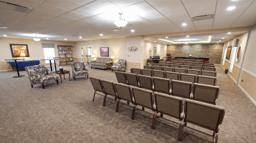 Knutson-Cotter Funeral Home building in Denmark, Wisconsin