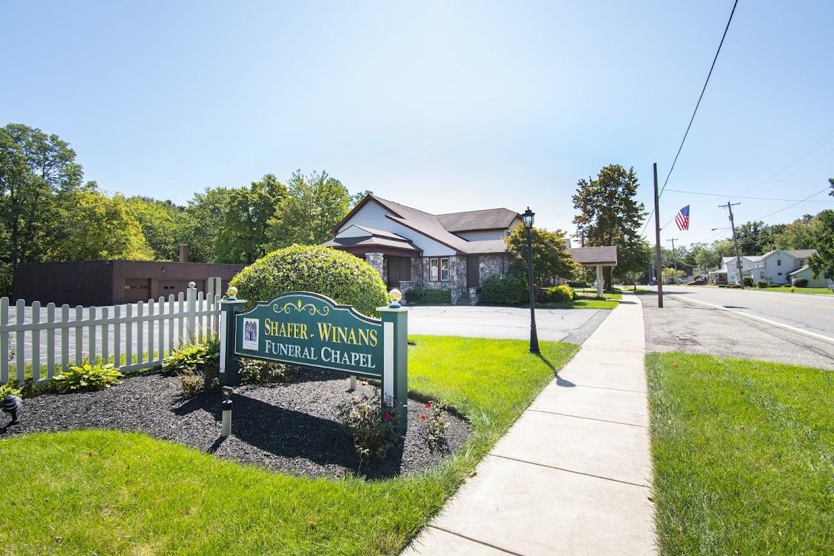 Lane Funeral Homes - Shafer-Winans Chapel building in Cortland, Ohio