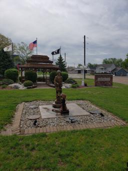 Laughlin Funeral Home building in Troy, Illinois