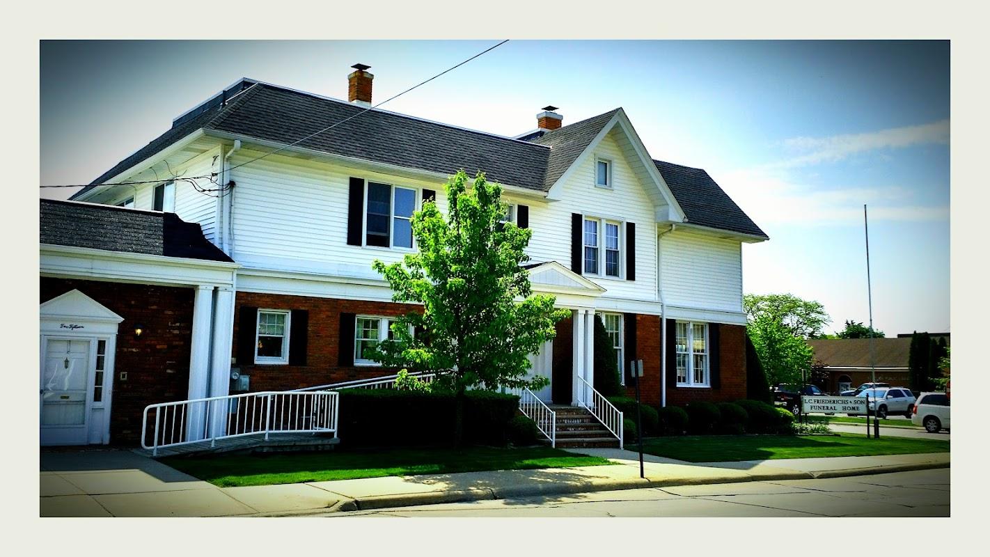 L.C. Friederichs & Son Funeral Home building in Saint Clair, Michigan