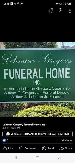 Lehman & Gregory Funeral Home in Swoyersville Pennsylvania
