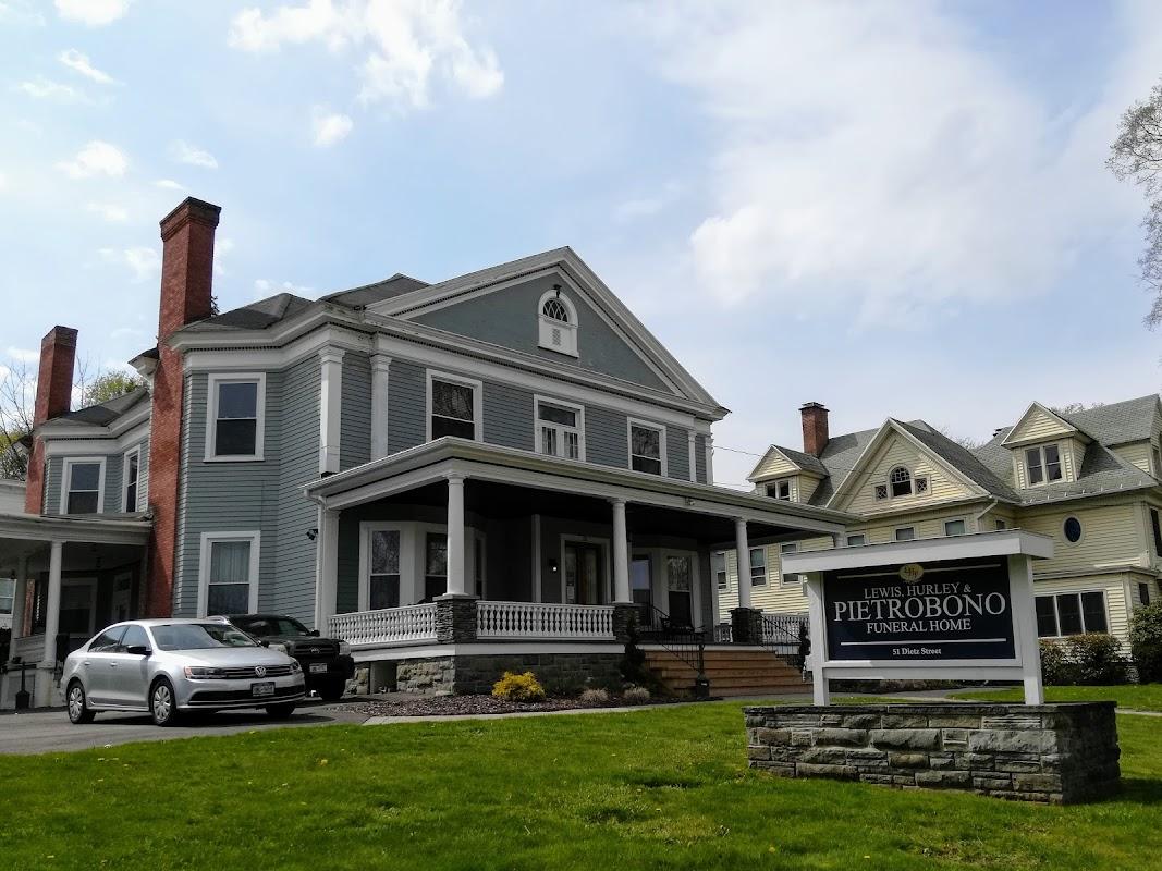 Lewis, Hurley & Pietrobono Funeral Home building in Oneonta, New York