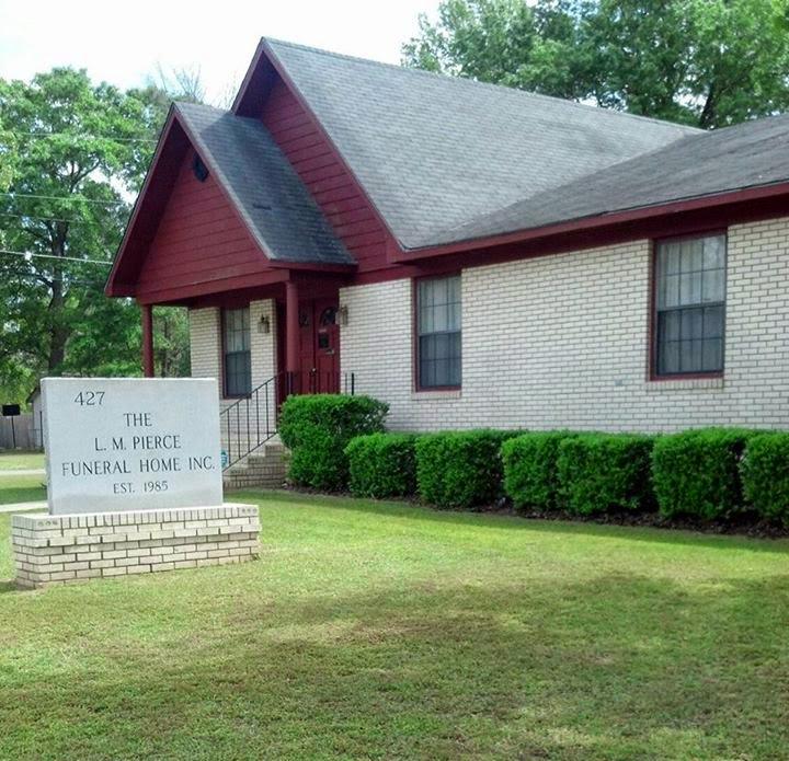 L.M. Pierce Funeral Home building in Sandersville, Georgia