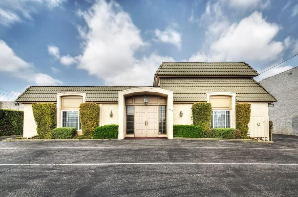 Lorenzen Mortuary building in Reseda, California