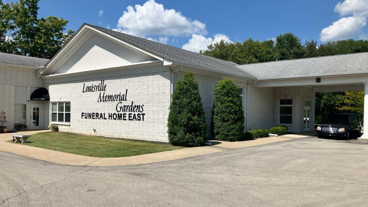 Louisville Memorial Gardens Funeral Home East building in Louisville, Kentucky
