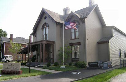 Lusk-McFarland Funeral Homes building in Paris, Kentucky