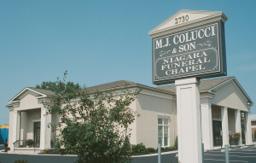 M J Colucci & Son Niagara Funeral Chapel building in Niagara Falls, New York