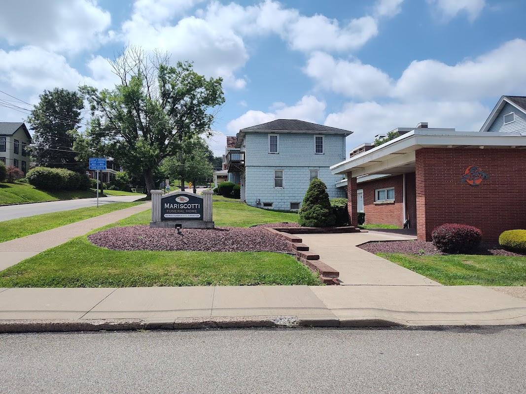 Mariscotti Funeral Home building in California, Pennsylvania