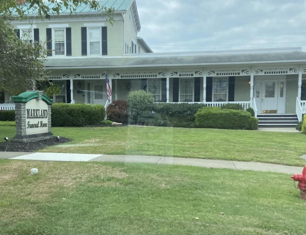 Markland Funeral Home building in Rising Sun, Indiana
