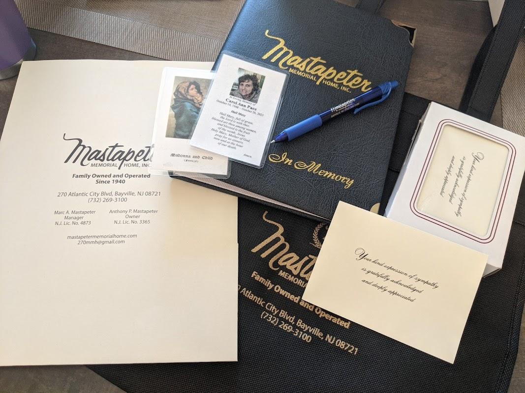 Mastapeter Memorial Home, Inc. building in Bayville, New Jersey