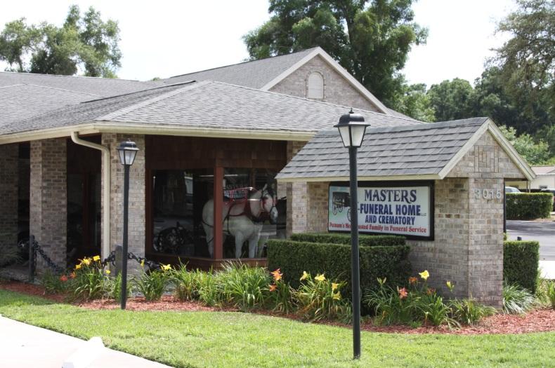 Masters Funeral Home building in Interlachen, Florida