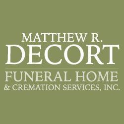 Matthew R. Decort Funeral Home & Cremation Service building in Portage, Pennsylvania