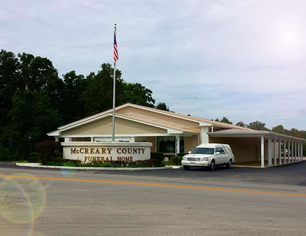 McCreary County Funeral Home building in Whitley City, Kentucky