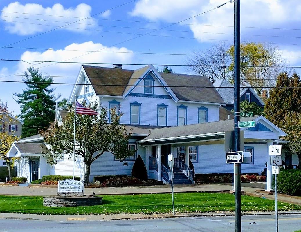 McDonald-Aeberli Funeral Home in Mars Pennsylvania
