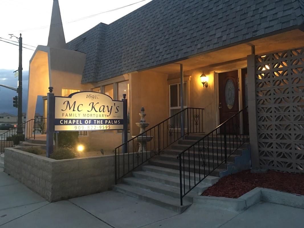 McKay's Community Mortuary building in San Bernardino, California