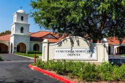 Mission Hills Catholic Mortuary building in Mission Hills, California