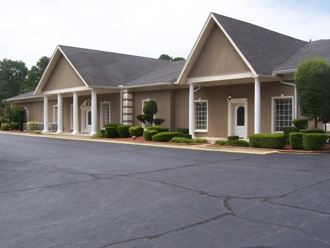 Moore's Jacksonville Funeral Home building in Jacksonville, Arkansas