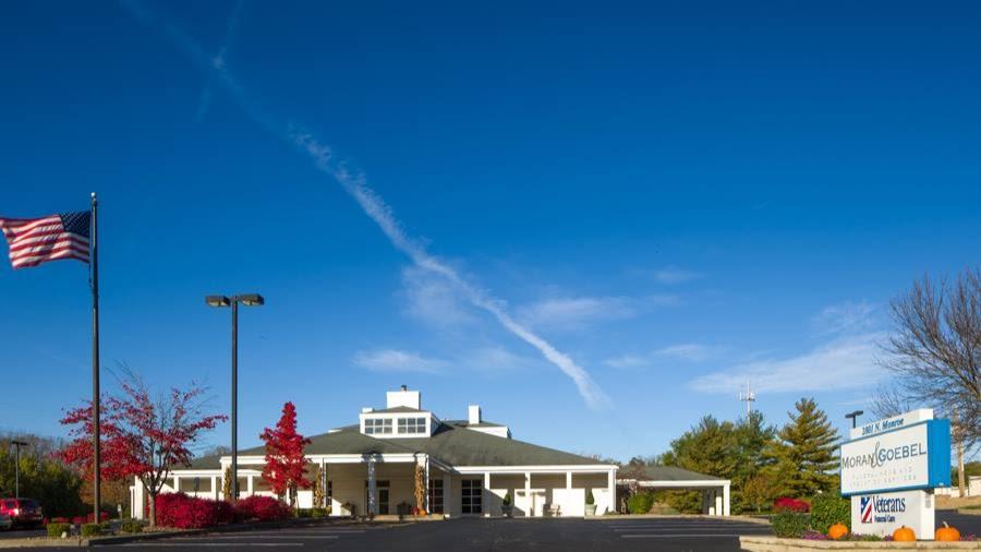 Moran-Goebel Funeral Home building in Decatur, Illinois