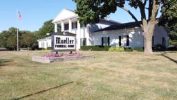 Mueller Funeral Home building in Ottawa, Illinois