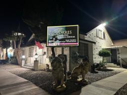 Mumaw Funeral Home building in Lancaster, California