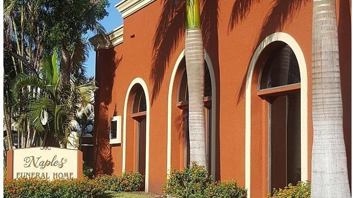Naples Funeral Home building in Naples, Florida