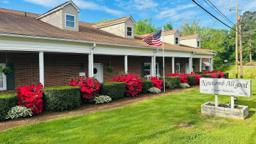 Newcomb Allgood Funeral Home building in Chase City, Virginia