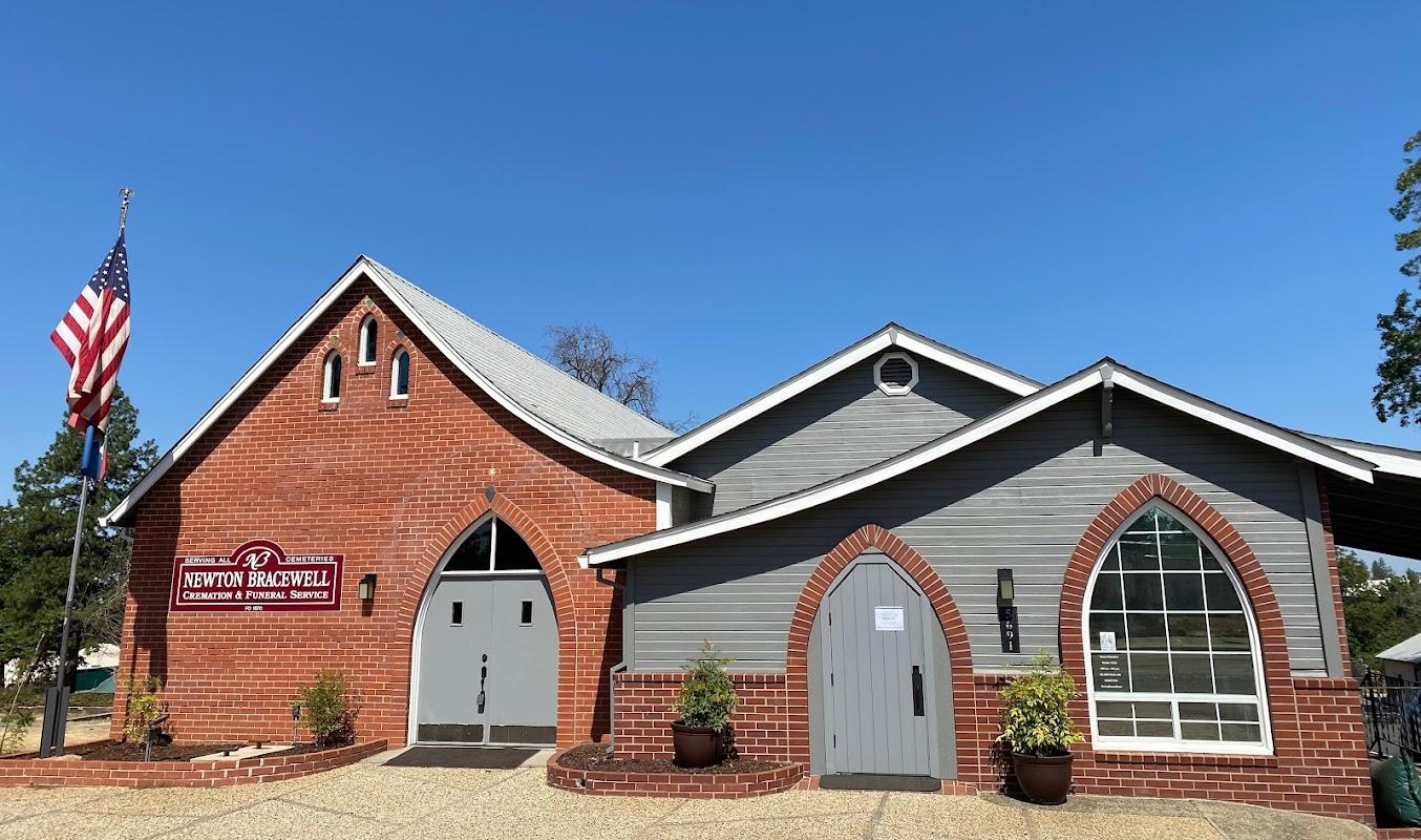 Newton-Bracewell Cremation & Funeral Service building in Paradise, California