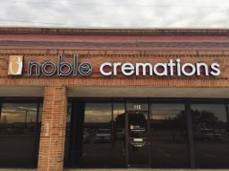 Noble Cremations building in Arlington, Texas