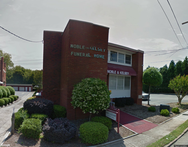 Noble-Kelsey Funeral Home building in Salisbury, North Carolina