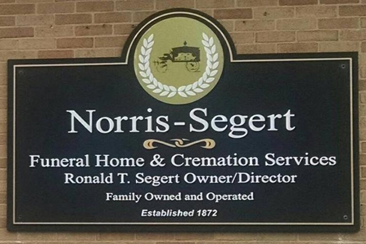 Norris-Walen-Segert Funeral Home building in West Chicago, Illinois