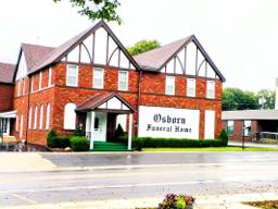 Osborn Funeral Home building in Dix, Illinois