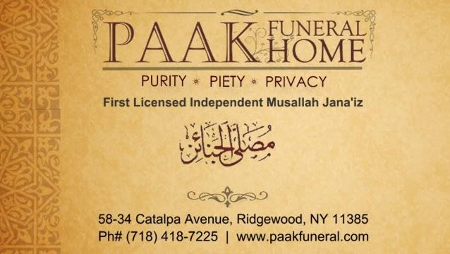 Paak Funeral Home Inc in Ridgewood New York