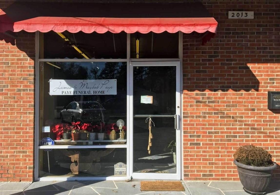 Paye Funeral Home in Fayetteville North Carolina