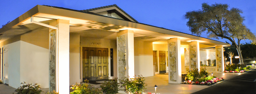 P.L. Fry & Son Funeral Home building in Manteca, California