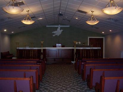 Porter & Son Funeral Director building in Campton, Kentucky