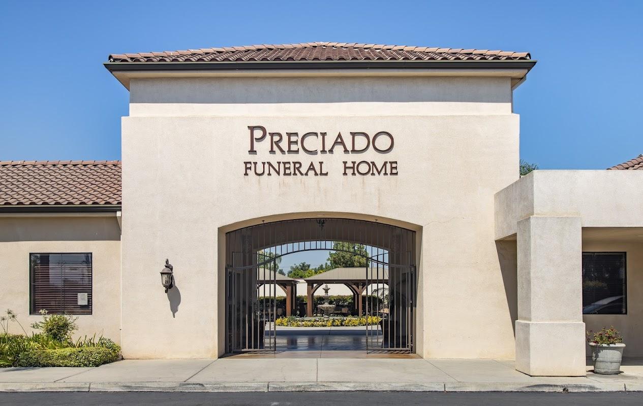 Preciado Funeral Home building in San Bernardino, California