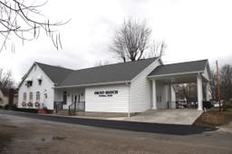 Prust-Hosch Funeral Home building in West Union, Illinois