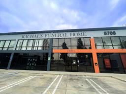 Rachal's Funeral Home building in Los Angeles, California