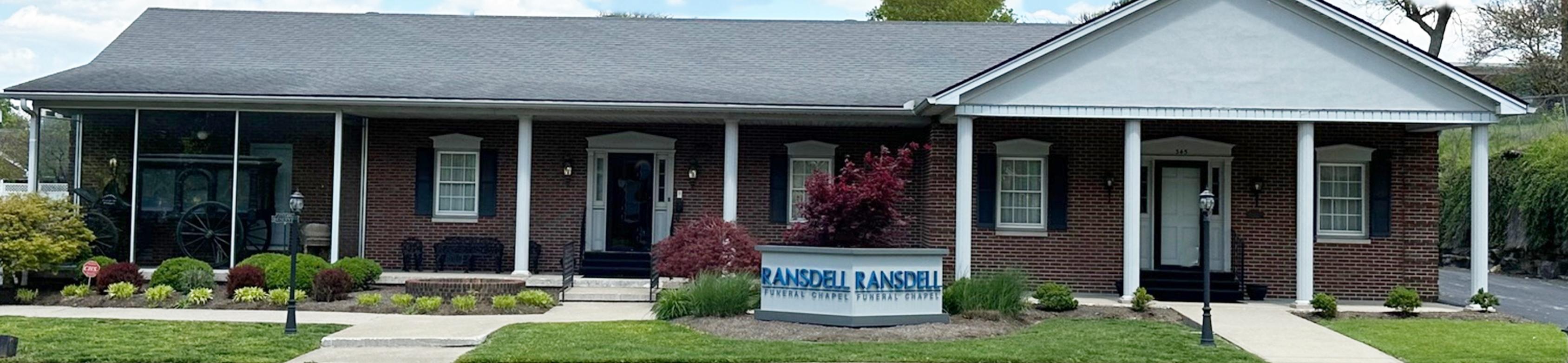 Ransdell Funeral Chapel building in Harrodsburg, Kentucky