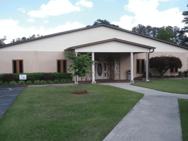 Revels Funeral Home building in Lumberton, North Carolina