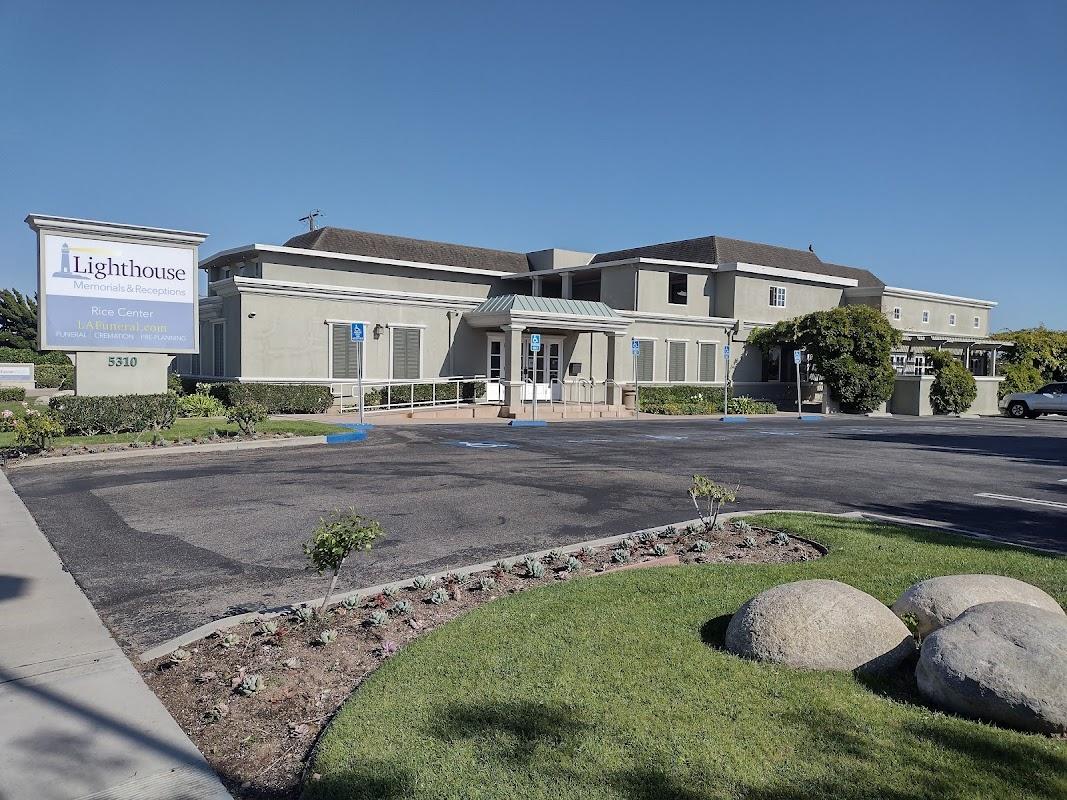 Rice Mortuary building in Torrance, California